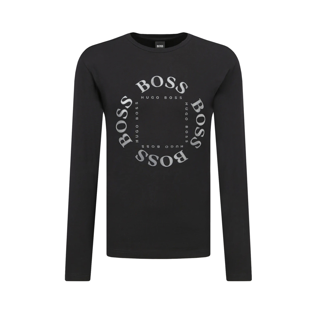 Hugo Boss | HUGO BOSS 男士黑色长袖T恤 TOGN1-50419913-001商品图片,独家减免邮费