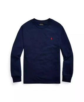 Ralph Lauren | 大童平纹针织长袖 T 恤,商家Macy's,价格¥278