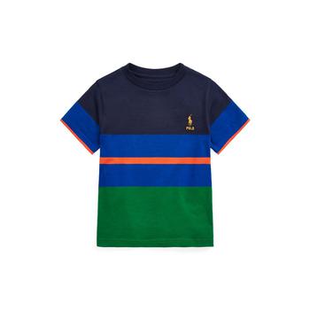 商品Ralph Lauren | Big Boys Striped Cotton Jersey T-shirt,商家Macy's,价格¥164图片