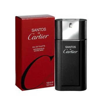 卡地亚香水评价, Cartier | Santos by Cartier EDT Spray 3.3 oz (100 ml)商品图片 6.9折