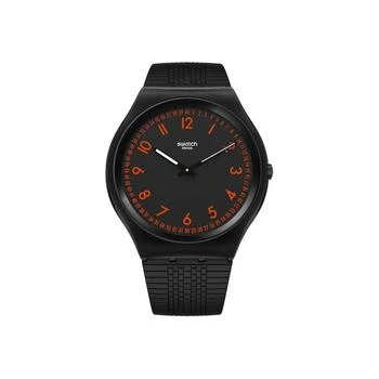 Swatch | Brushed Red Quartz Black Dial Men's Watch SS07B106 7.6折, 满$75减$5, 满减