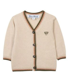 Tartine et Chocolat | Boys' Retro Contrast Beige Baby Cardigan - Baby, Little Kid,商家Bloomingdale's,价格¥447