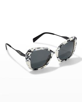 推荐Marble Acetate Cat-Eye Sunglasses商品