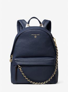 mk双肩包图片, Michael Kors | Slater Medium Pebbled Leather Backpack商品图片 