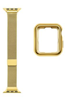 推荐POSH TECH Infinity Gold IP Stainless Steel Apple Watch Band & Case商品