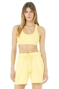 Alo | Scoop Neck Sweatshirt Bra - Buttercup,商家Alo yoga,价格¥262