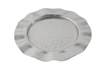商品Classic Touch Decor | Stainless steel Plates with Wavy Rim,商家Premium Outlets,价格¥114图片