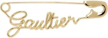 Jean Paul Gaultier | Gold 'The Gaultier Safety Pin' Earring,商家Ssense US,价格¥1574