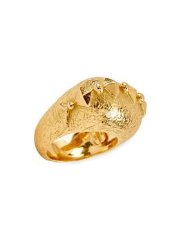 商品Katy Briscoe | Dots & Diamond 18K Yellow Gold Dome Ring,商家Saks Fifth Avenue,价格¥63684图片