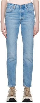 商品Levi's | Blue 501 Original Jeans,商家SSENSE,价格¥387图片