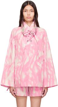 商品Pink Recycled Polyester Jacket图片
