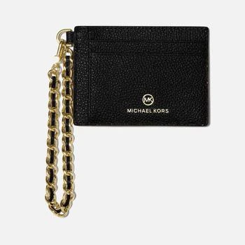 推荐Michael Michael Kors Small Jet Set Textured-Leather Cardholder商品