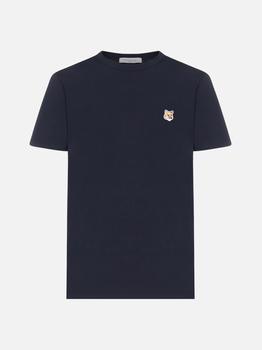 推荐Fox head-patch cotton t-shirt商品