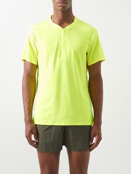 lululemon代购, Lululemon | Zipped technical-jersey polo shirt商品图片 