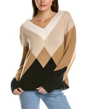 推荐Burberry V-Neck Cashmere Sweater商品
