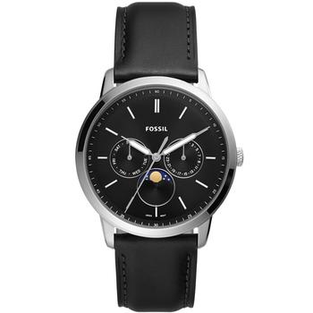 Fossil | Men's Neutra Black Leather Strap Watch 42mm商品图片,