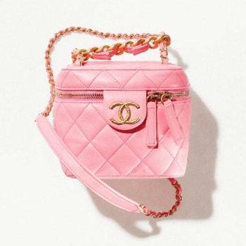 Chanel | CHANEL 女士粉色小牛皮单肩包 AS3228-B08008-NH621商品图片,满$100享9.5折, 满折