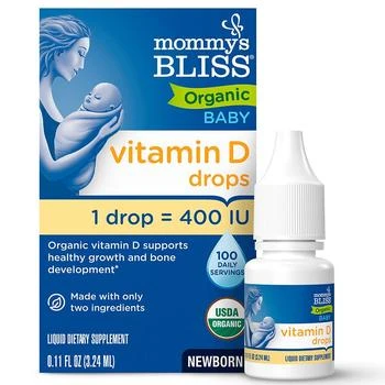 Mommy's Bliss | Organic Baby Vitamin D Drops 100 Servings,商家Walgreens,价格¥118