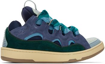 浪凡男鞋, Lanvin | Blue Curb Sneakers商品图片 额外8.5折, 额外八五折
