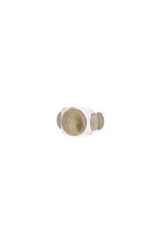 La Manso | Crystal Aged Gold Ring,商家Wanan Luxury,价格¥491
