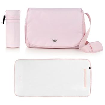 商品Emporio Armani | Emporio Armani Pink, Navy  Baby Changing Bag,商家Childsplay Clothing,价格¥1465图片