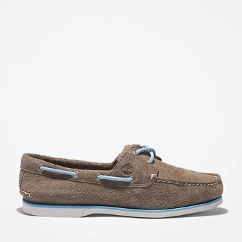 Timberland | Timberland® 2-Eye Classic Boat Shoe for Men in Medium Grey商品图片,5.9折